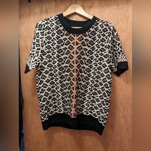 Maeve Leopard Print Sweater